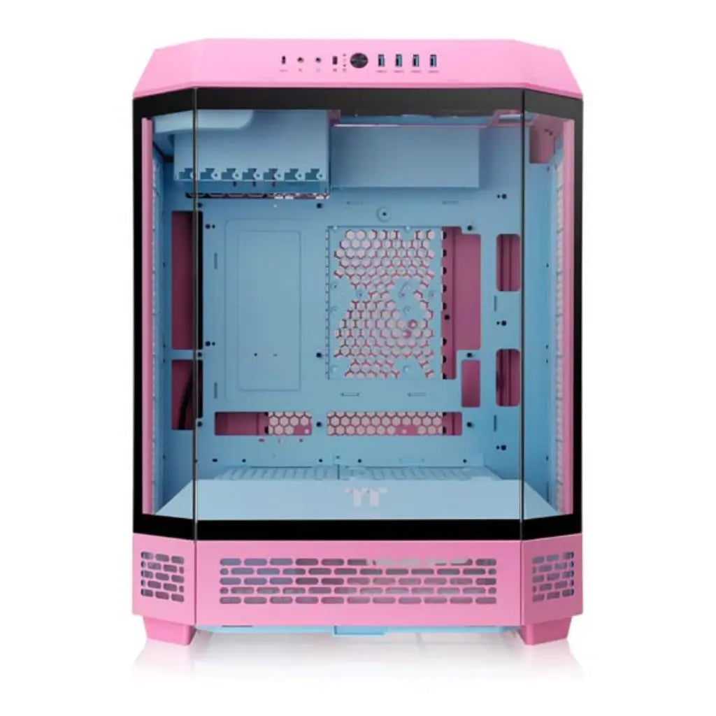 Thermaltake The Tower 600 ATX Mid Tower Tempered Glass Computer Case - Pink-tpstech.in
