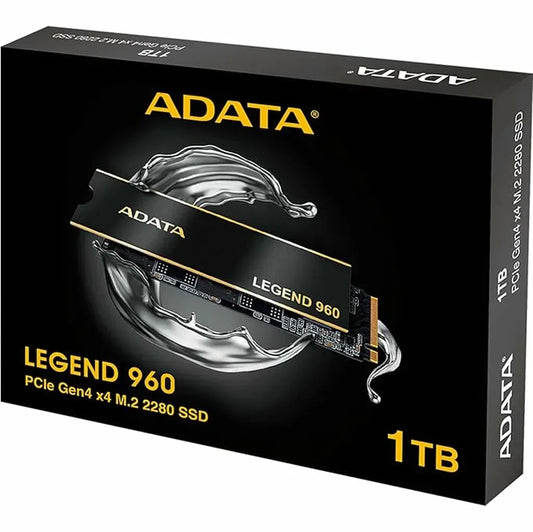 ADATA LEGEND 960 1TB PCIe Gen4 NVMe M.2 Internal SSD with Heatsink