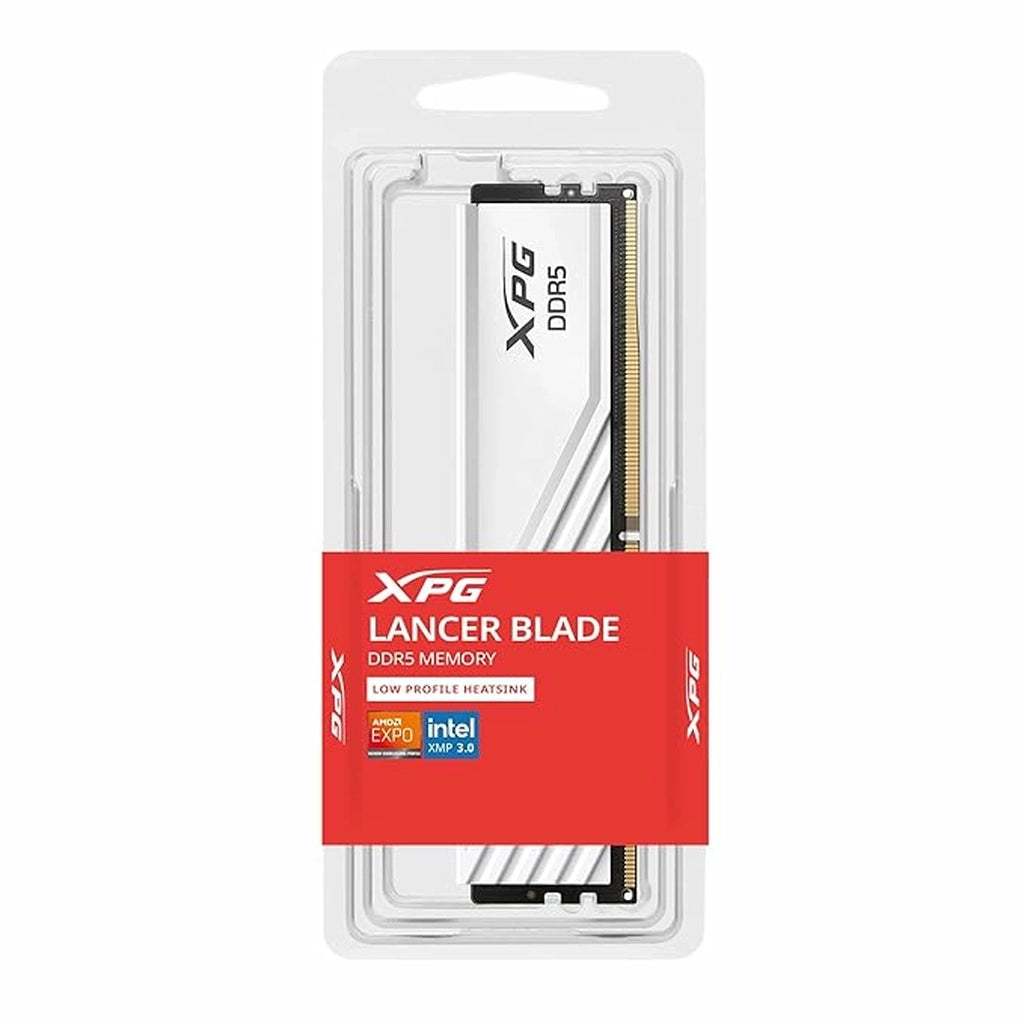 XPG LANCER BLADE DDR5 RAM 16GB 6000MHz CL30 Gaming Desktop Memory White