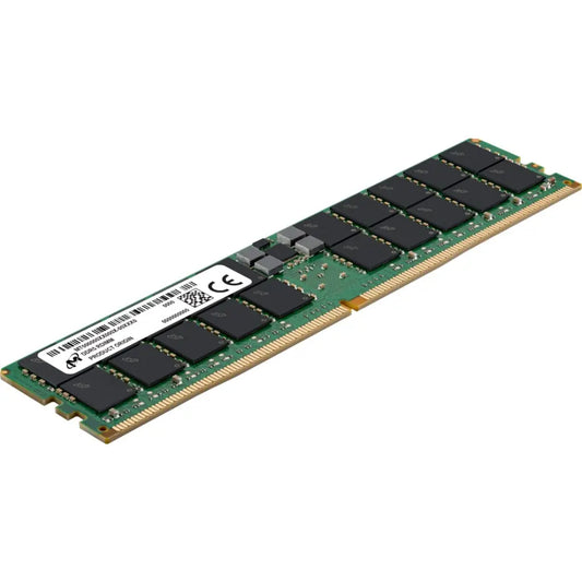 Micron 64GB DDR5 RAM 5600MHz CL46 2RX4 288-Pin ECC Registered RDIMM Server Memory