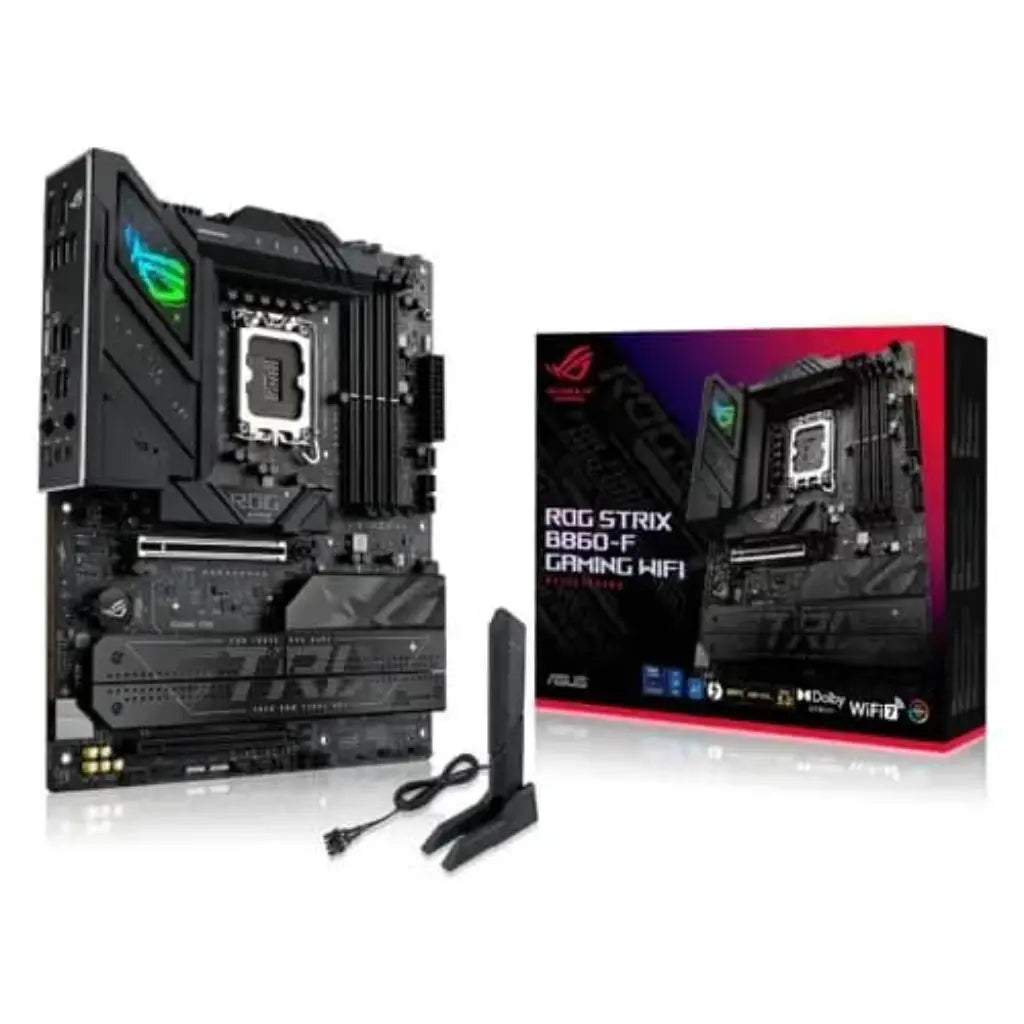 ASUS ROG Strix B860‑F Gaming WiFi Intel B860 LGA1851 DDR5 ATX Motherboard with WiFi 7-tpstech.in