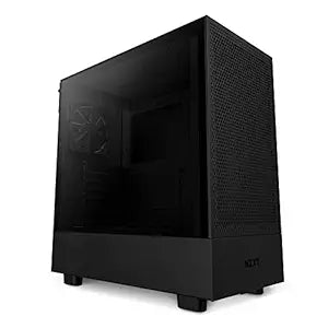 NZXT H5 Flow Black Compact Mid-tower Case Pre-Installed fans