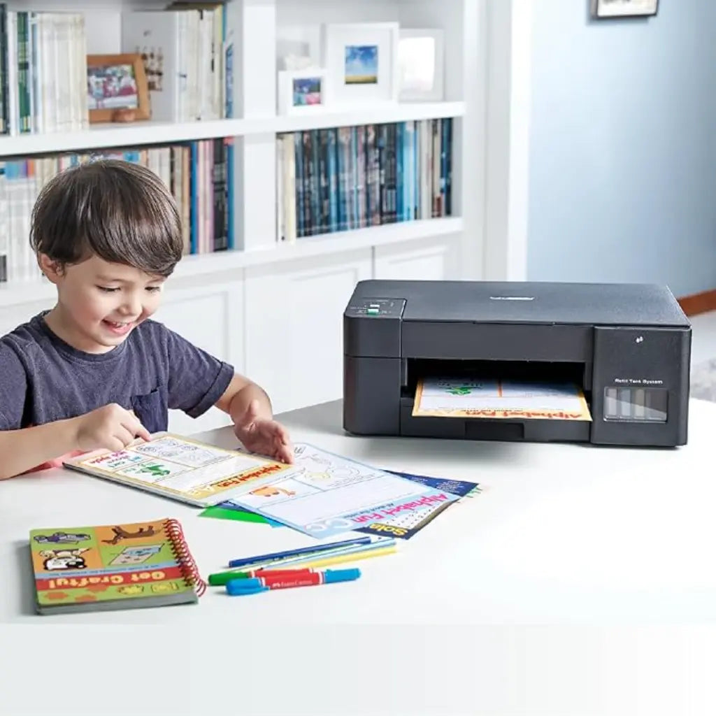 Brother DCP-T220 All-in-One Color Ink Tank Printer Print Copy Scan -tpstech.in