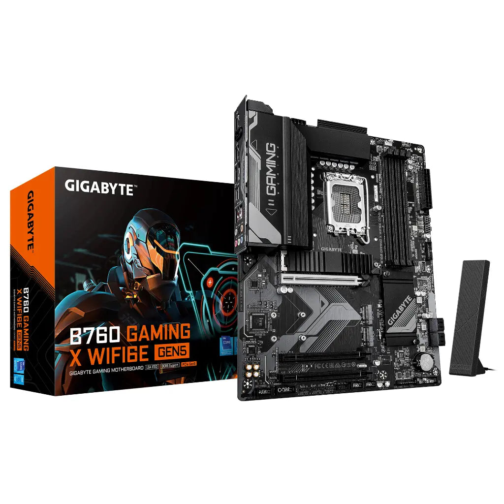 Gigabyte B760 Gaming X Wi-Fi 6E Intel B760 LGA1700 DDR5 ATX Motherboard-tpstech.in