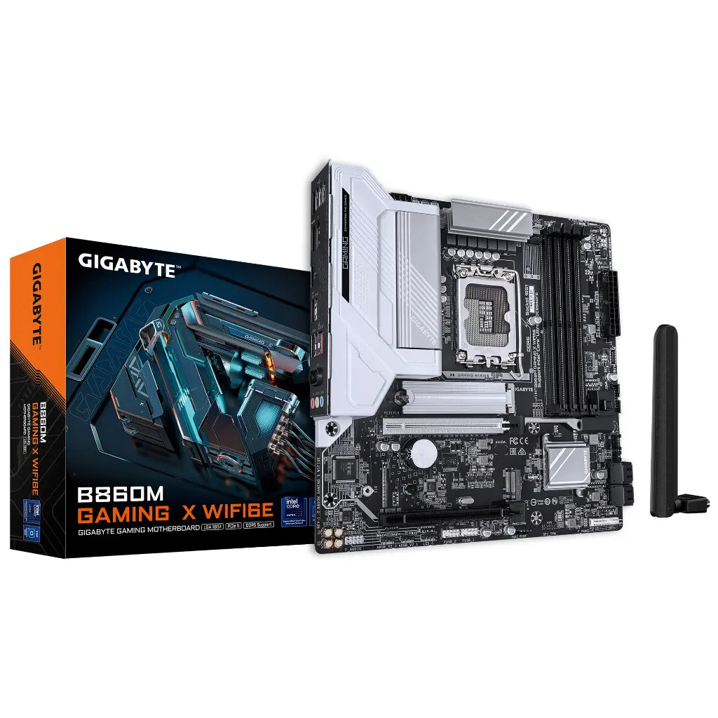 Gigabyte B860M Gaming X WiFi6E Intel B860 LGA1700 DDR5 Micro-ATX Motherboard-tpstech.in