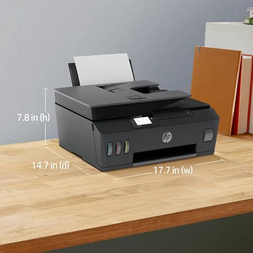 HP Smart Tank 530 Wireless All-in-One Ink Tank Printer with ADF Touchscreen & Borderless Printing - tpstech.in