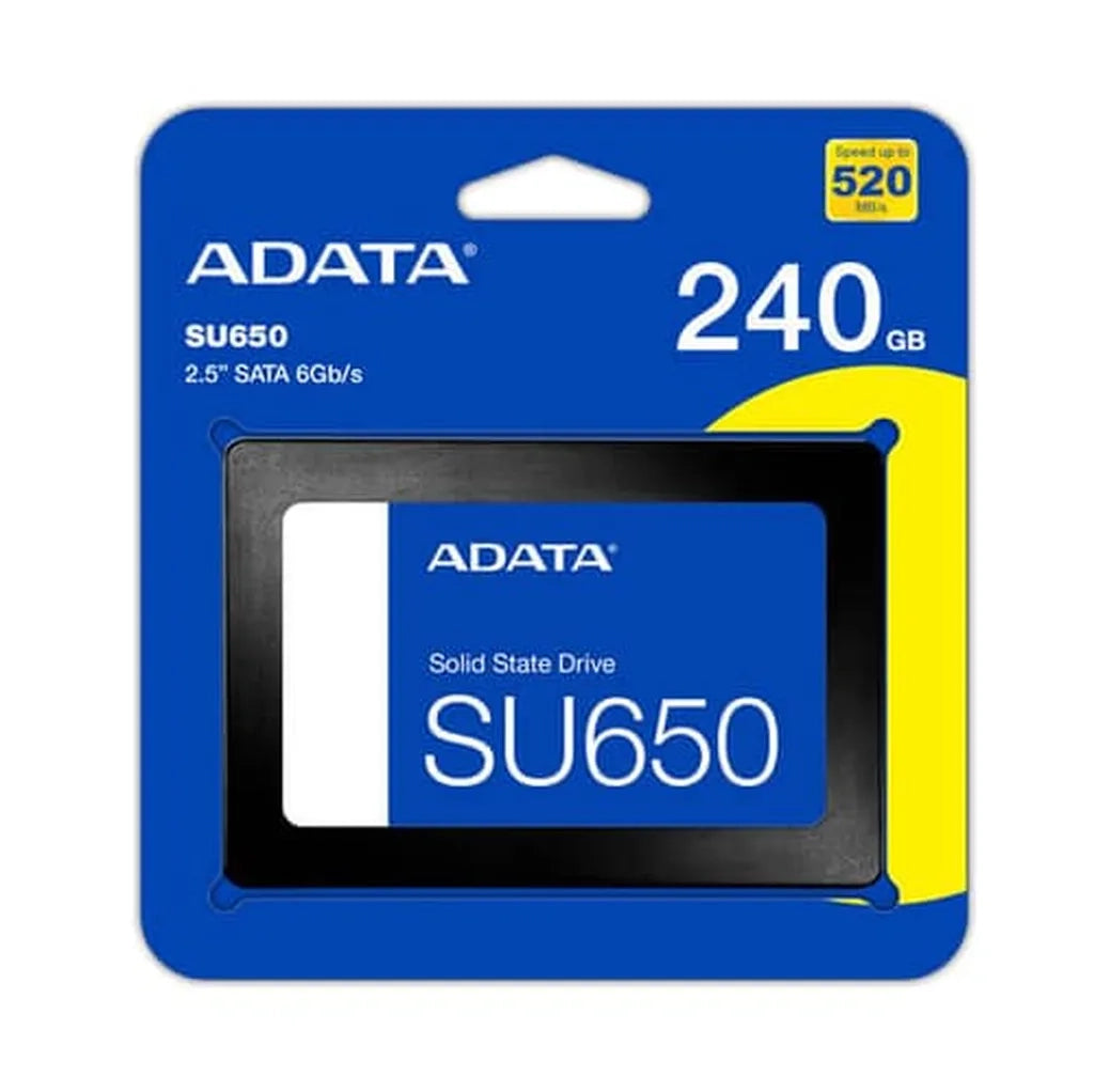 ADATA SU650 240GB 3D NAND SATA III Internal Solid State Drive