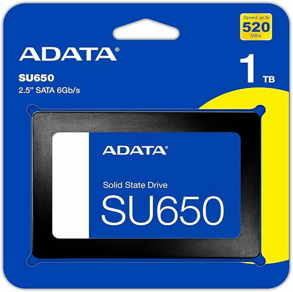 ADATA Ultimate SU650 1TB 3D NAND SATA Internal Solid State Drive