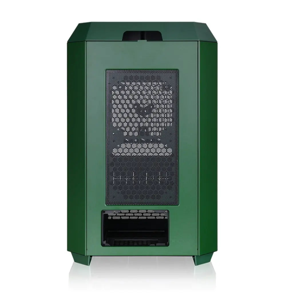 Thermaltake Tower 300 Racing Green Micro ATX Computer Case Vertical Octagonal Design