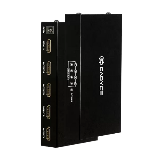 Cadyce CA-4HDSP PLUS 1 x 4 HDMI Splitter with 4K Support - Black
