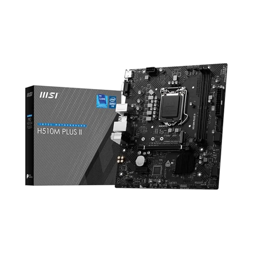 MSI PRO H510M PLUS II Intel Z490 LGA1200 Micro ATX DDR4 Motherboard-tpstech.in