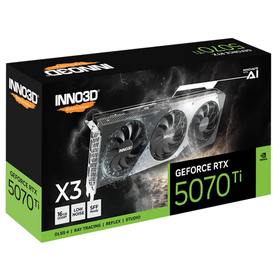 INNO3D GeForce RTX 5070 TI X3 16GB GDDR7 Graphics Card