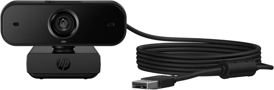 HP 430 FHD Webcam - USB, Plug & Play External Camera with Dual Mics & Privacy Shutter
