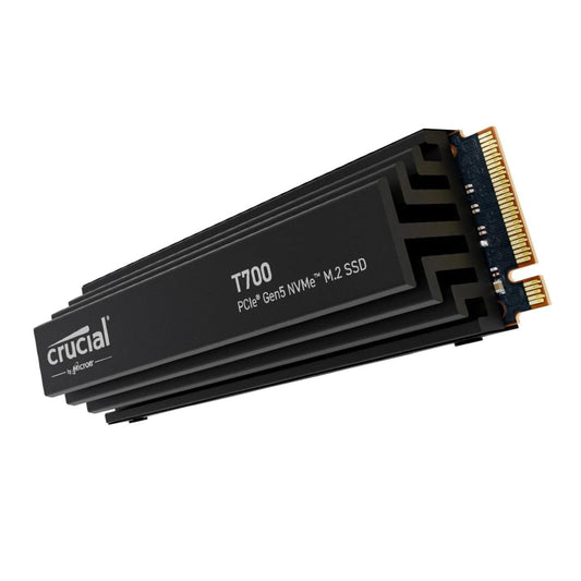 Crucial T700 1TB M.2 NVMe Gen5 Internal SSD With Heatsink