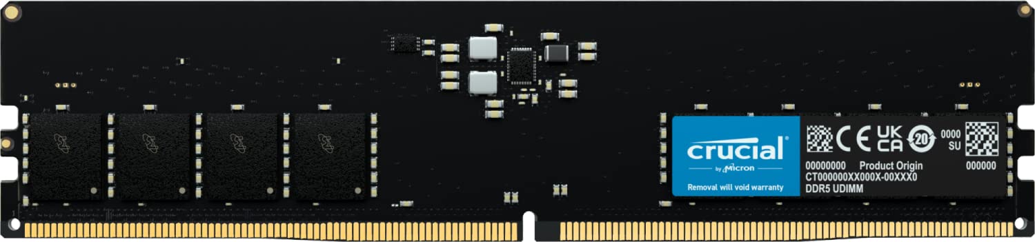 Crucial RAM 32GB Kit 2x16GB DDR5 5600MHz Desktop Memory - tpstech.in