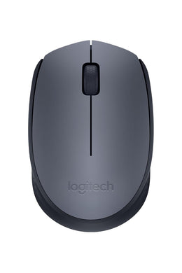 Logitech M170 1000DPI 2.4 GHz Optical Wireless Mouse - Grey/Black