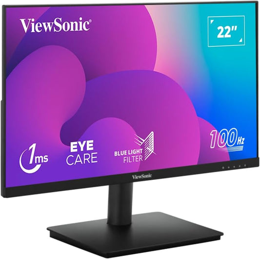 ViewSonic VA220-H 22" 100Hz 1080p FHD VA Panel Anti-Glare Monitor