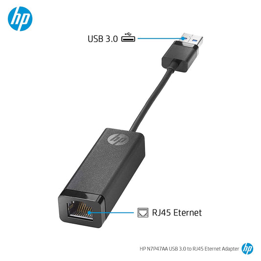HP USB 3.0 to Gigabit RJ45 Ethernet Network Adapter