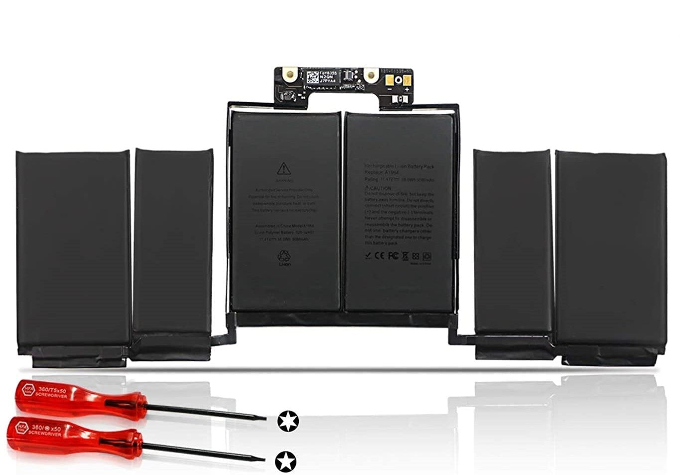 Apple A1964 OEM 58Wh 5186mAh 11.41V 6 Cell Laptop Battery