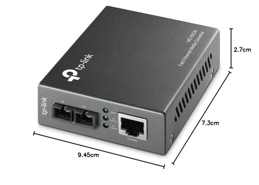 TP-Link Omada MC100CM 5 Ports 10/100Mbps Multi-Mode Media Converter