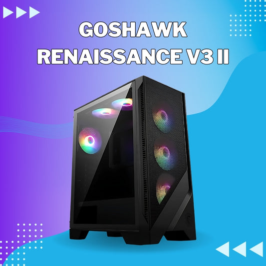 Goshawk Renaissance V3 II Intel Core i5-12th Gen Desktop PC (Windows 11 Pro/32GB RAM/1 TB NVMe SSD/Wi-Fi/Bluetooth) Keyboard & Mouse, 3 Years Warranty