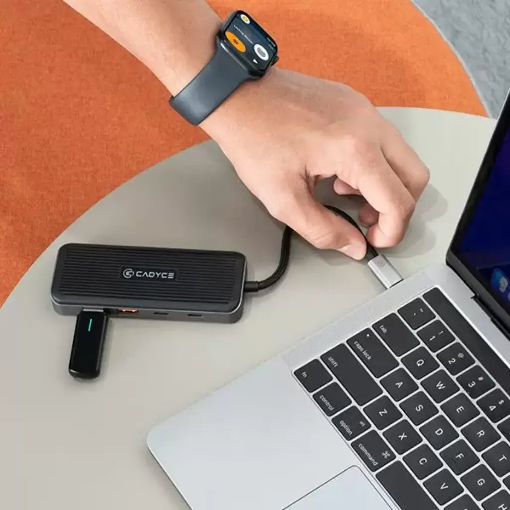 Cadyce CA-C2U2H USB-C to 2x USB-A & 2x USB-C Hub USB 3.1 Gen2 10Gbps-tpstech.in