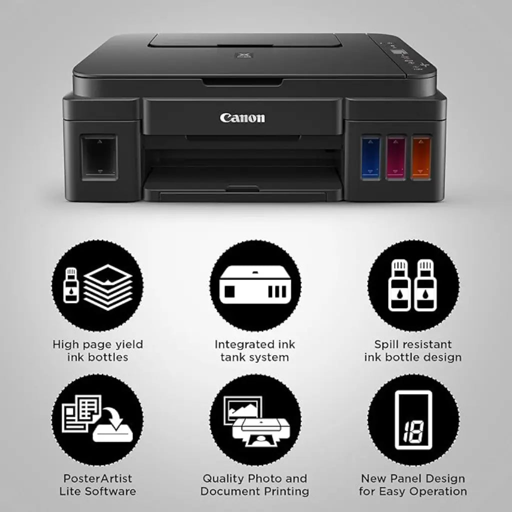 Canon PIXMA G2010 All-in-One Ink Tank Printer with Borderless Photo Printing-tpstech.in