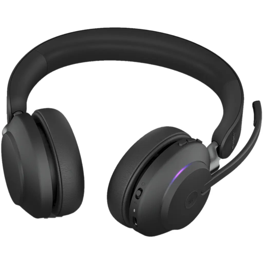 Jabra Evolve2 65 MS Stereo Wireless Headset USB‑A with 40mm Speakers-tpstech.in