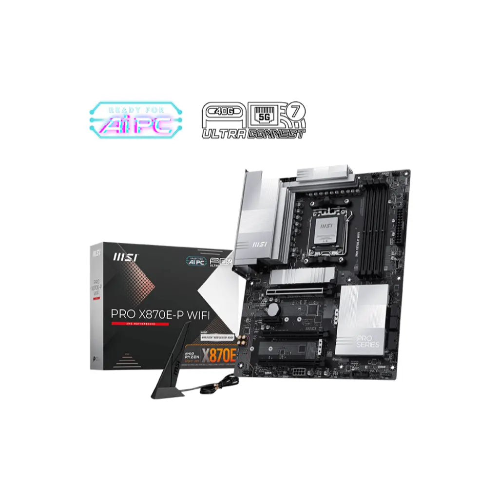 MSI PRO X870E-P WIFI X870E AM5 DDR5 ATX WiFi 7 Motherboard-tpstech.in