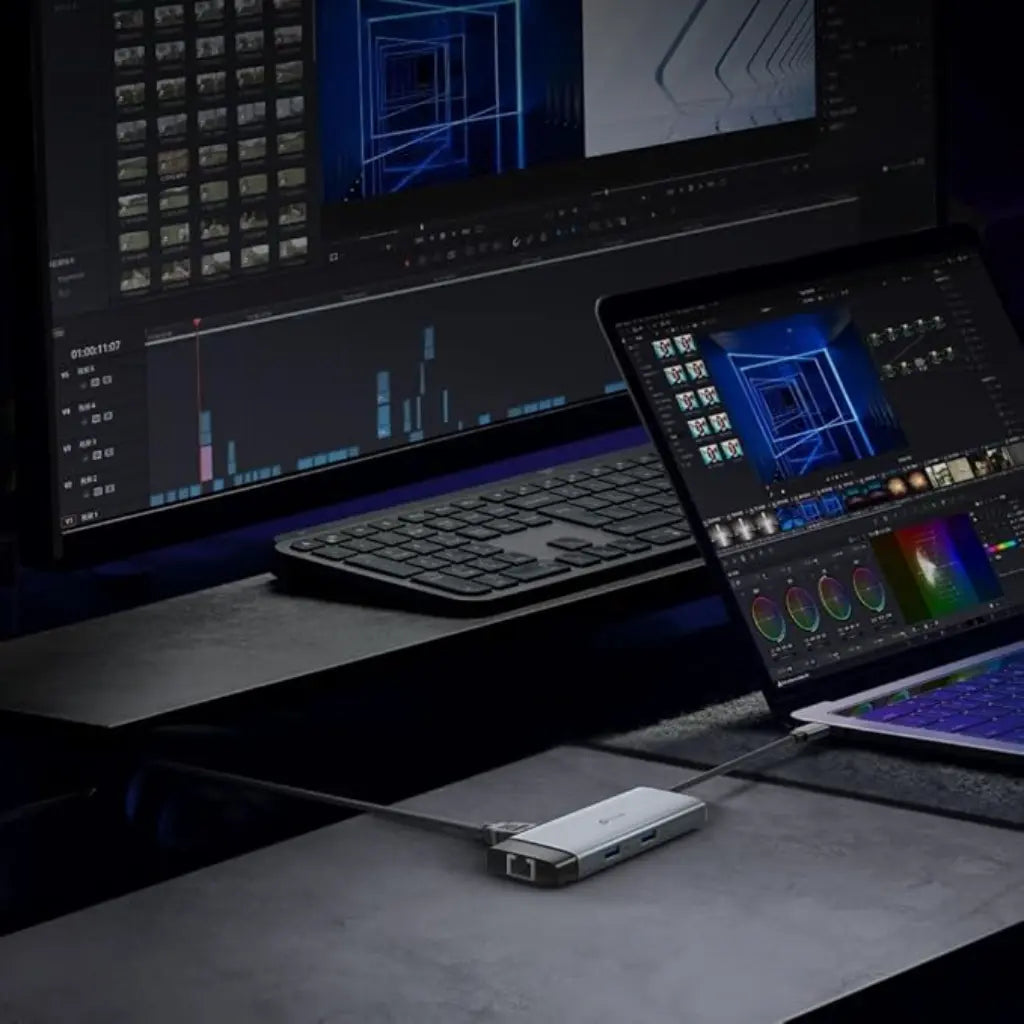 TP-Link UH6120C USB Type-C 6-in-1 Hub with 4K HDMI Gigabit Ethernet 100W PD USB-C & USB-A Ports-tpstech.in