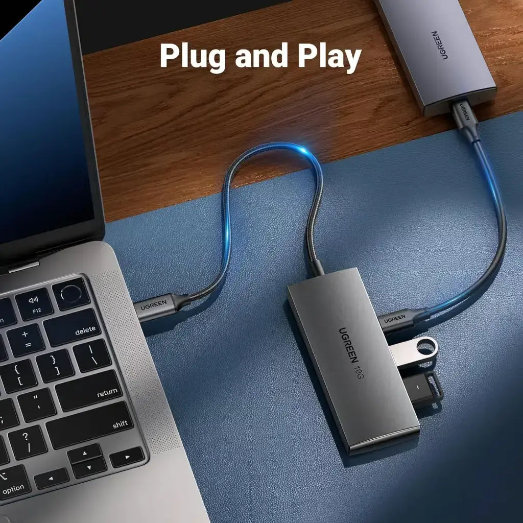 UGREEN 45000 6-in-1 USB-C Hub with 4K 60Hz HDMI 100W PD-tpstech.in