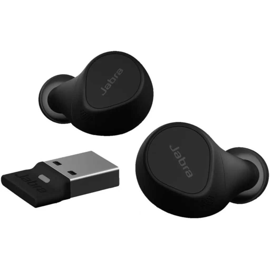 Jabra Evolve2 Buds MS USB‑A True Wireless Earbuds with ANC