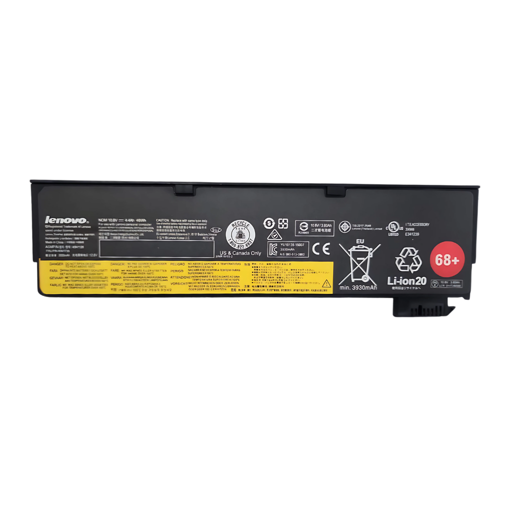 Lenovo 01AV492 Original OEM 48Whr 4400mAh 11.1V 6 Cell Laptop Battery