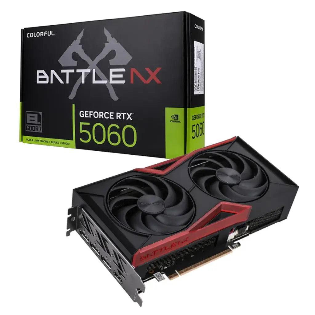 Colorful RTX 5060 Battle AX Duo 8GB V Graphics Card - Black