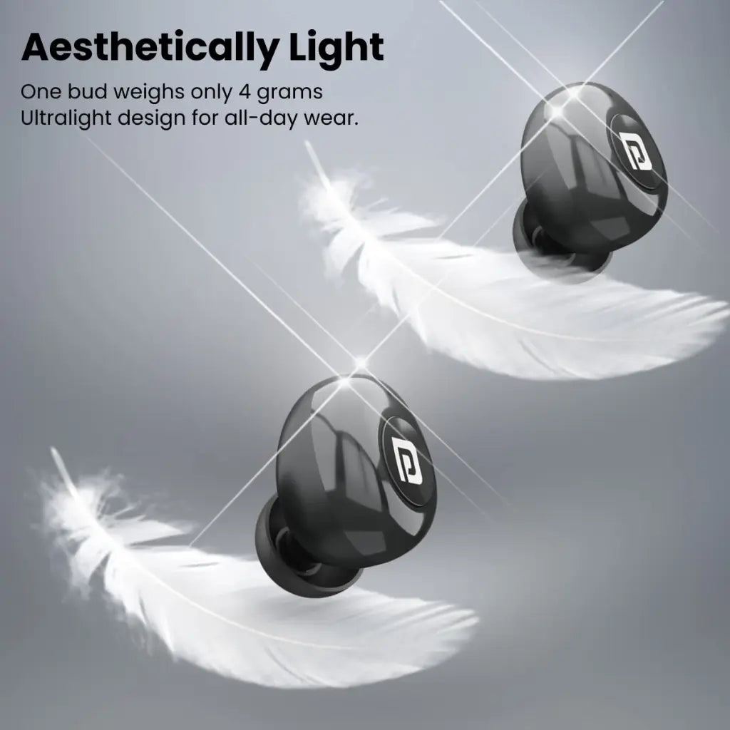 Portronics Harmonics Twins S3 POR 1664 TWS Earbuds with Bluetooth 5.2 20H Playtime-tpstech.in