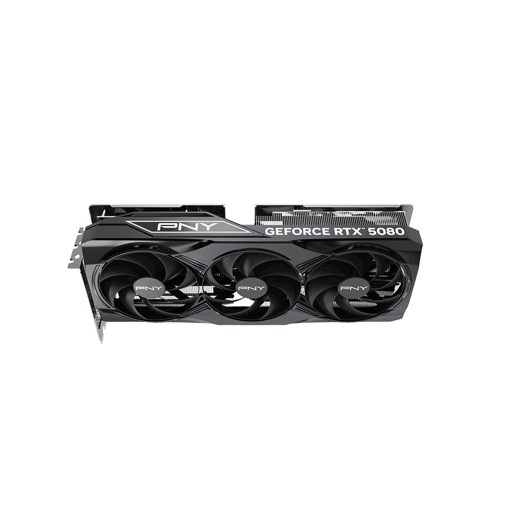 PNY GeForce RTX 5080 16GB Overclocked GDDR7 Triple Fan GPU