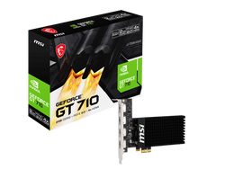 MSI GeForce GT 710 2GB GDDR3 64-Bit 4 HDMI Graphics Card