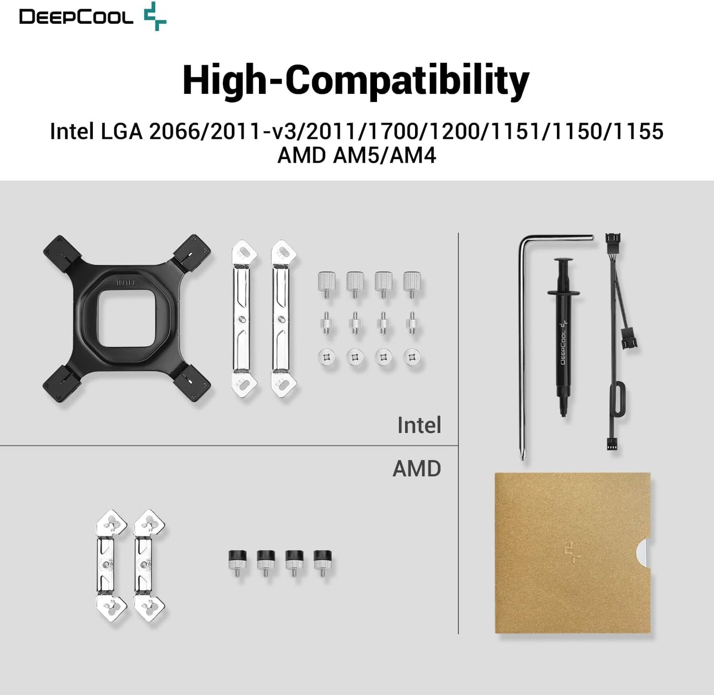 DeepCool AK620 High Performance 120mm PWM Fans Dual-Tower CPU Air Cooler