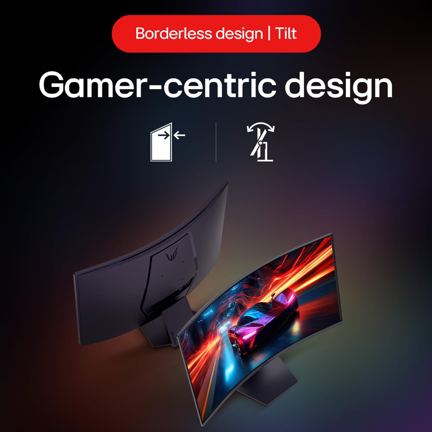 LG UltraGear 32GS60QC 32" 180Hz 1440p QHD HDR10 VA Panel 1ms Curved Gaming Monitor