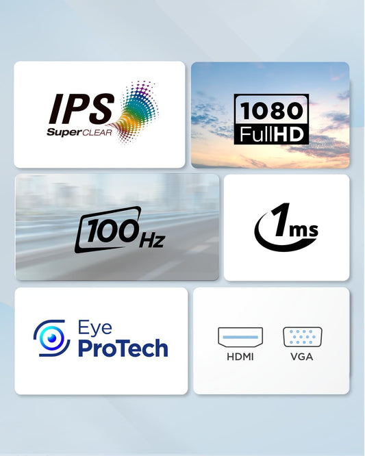 ViewSonic VA240-H 24" 100Hz 1080p FHD SuperClear IPS Panel Anti-Glare Monitor