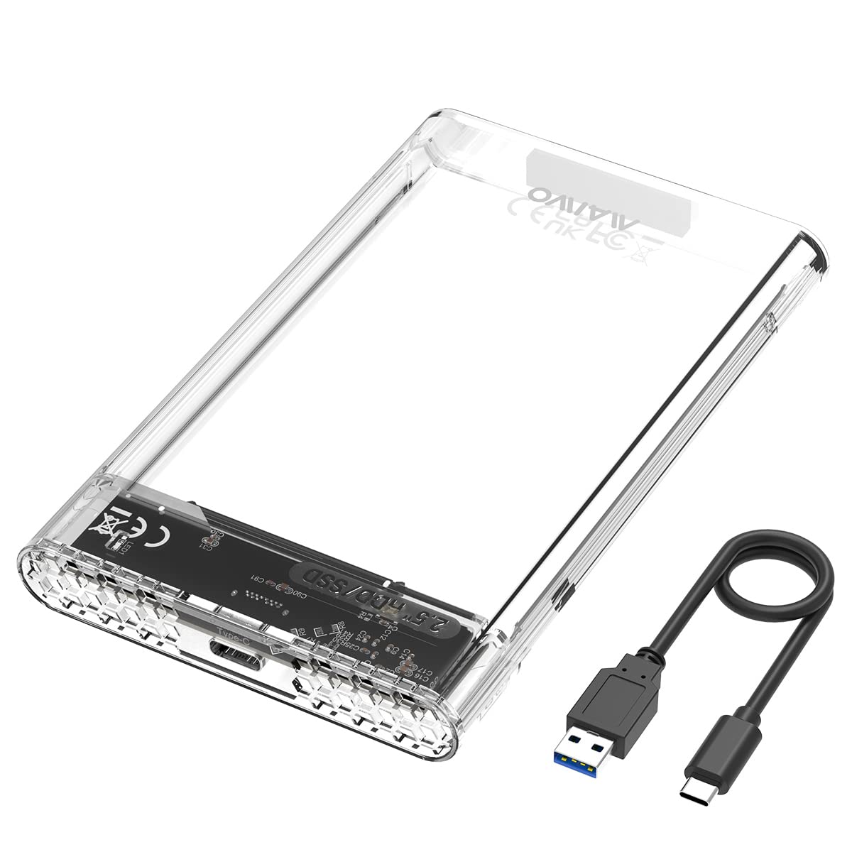 MAIWO SATA SSD/HDD Tool-Free USB C to SATA External Hard Drive Enclosure