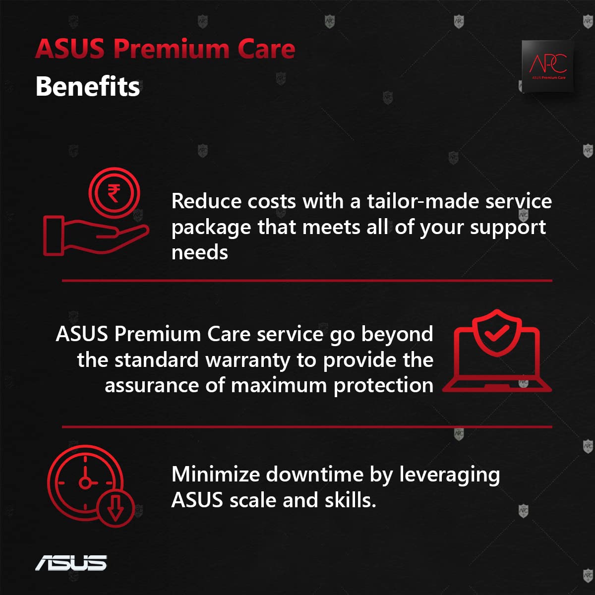 ASUS Premium Care 1 Year Extended Warranty with 2 Year ADP Protection for ASUS Gaming Laptops - NOT A LAPTOP