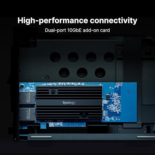 Synology E10G30-F2 Dual-Port 10GbE SFP+ Network Interface Card for Synology NAS