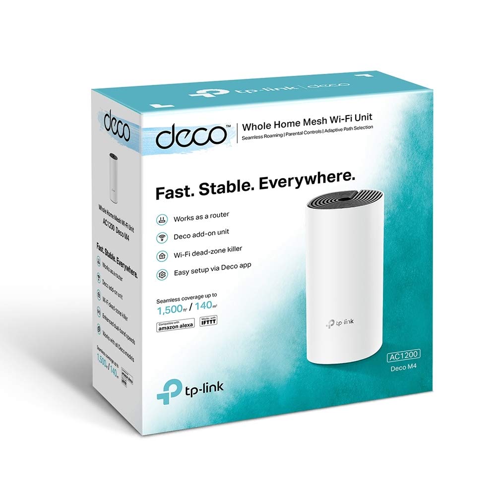 TP-Link AC1200 Deco M4 Dual-Band Whole Home Mesh Wi-Fi System - 1 Pack
