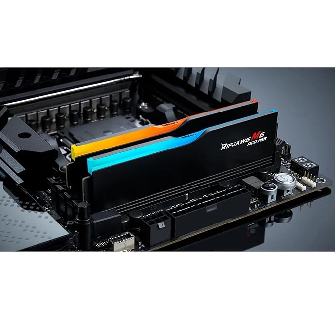 G.Skill Ripjaws M5 Neo RGB (AMD Expo) 32GB (2 x 16GB) DDR5 6000 MHz CL36 Desktop Memory