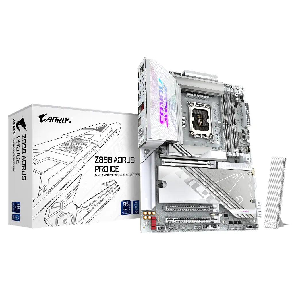 Gigabyte Z890 AORUS PRO ICE WiFi Intel Z890 LGA 1851 DDR5 ATX Motherboard-tpstech.in