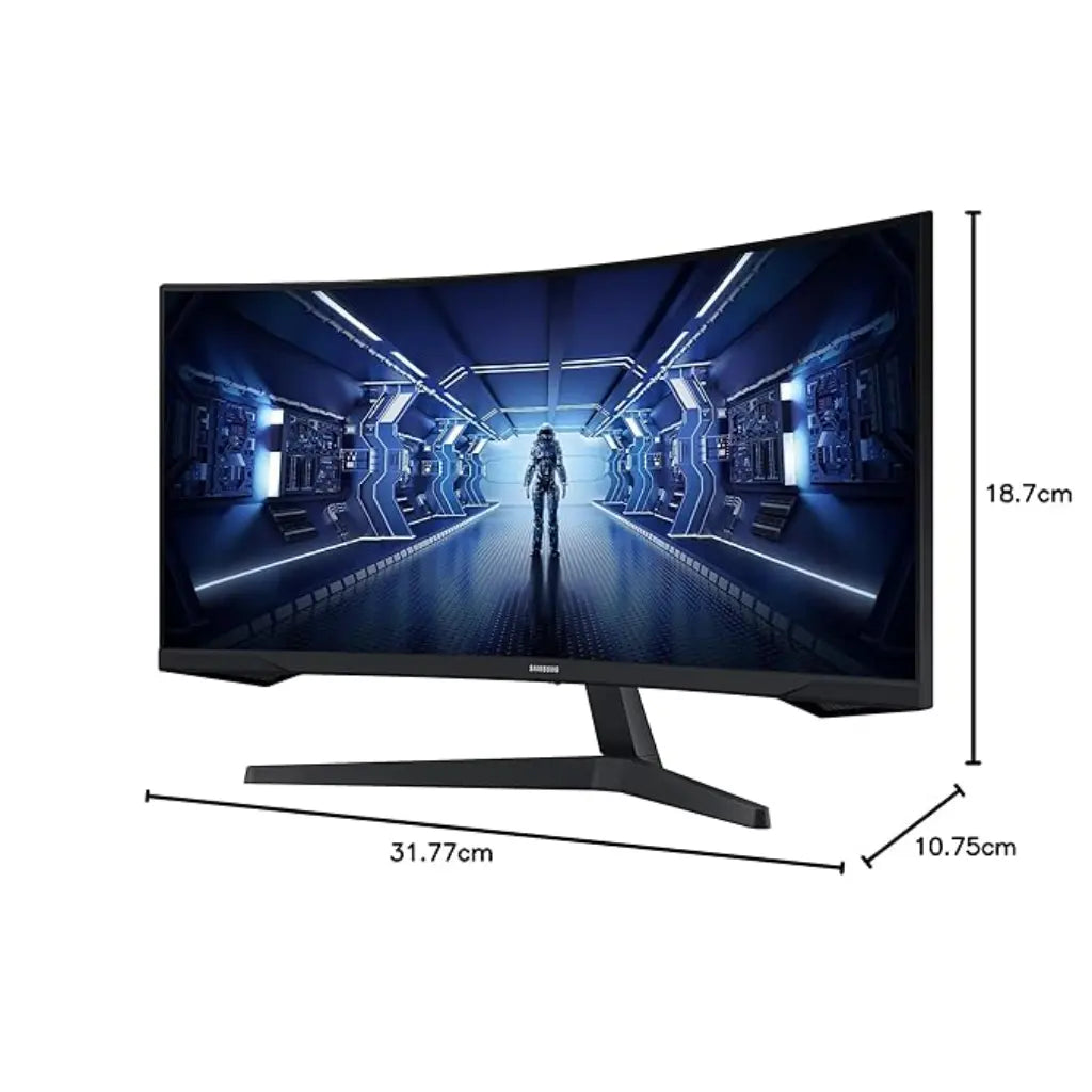 Samsung Odyssey G5 LC34G55TWWW 34" 165Hz 1ms UWQHD Gaming Monitor-tpstech.in