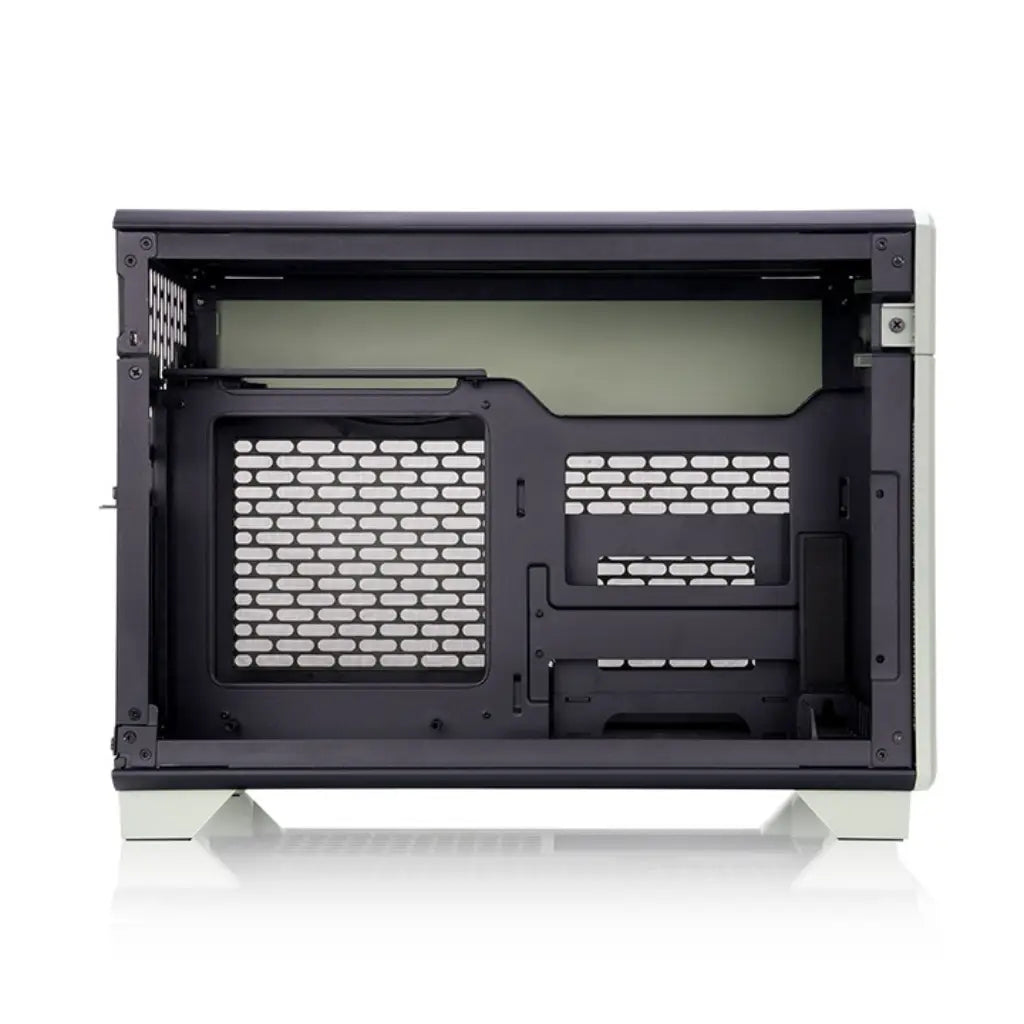 Thermaltake TR100 Mini-ITX Dual-Chamber Computer Case with PCIe 4.0 Riser - Matcha Green-tpstech.in