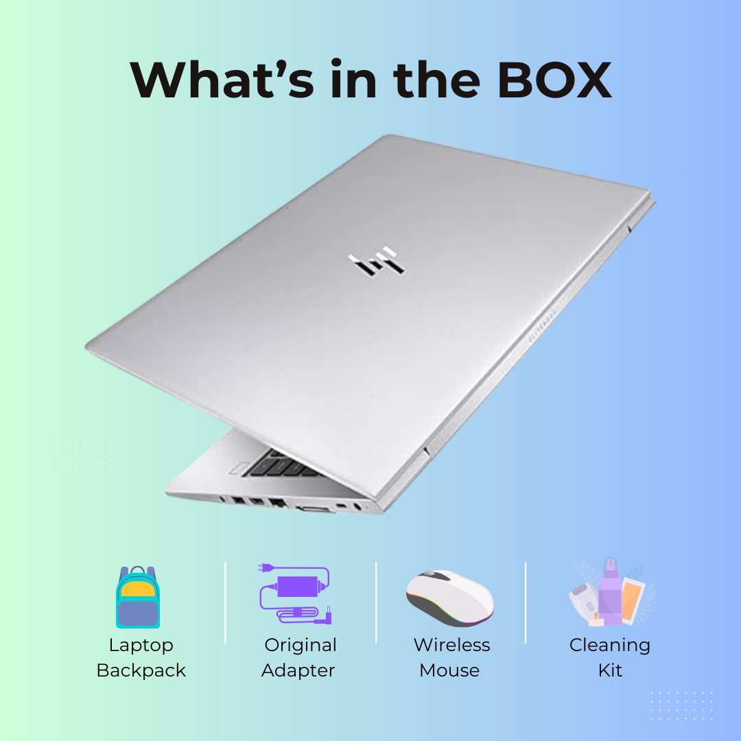 (Refurbished) HP EliteBook 840 G6 14" Privacy Screen Laptop Intel Core i5 8th Gen 8GB RAM 256GB SSD Win 10 Pro