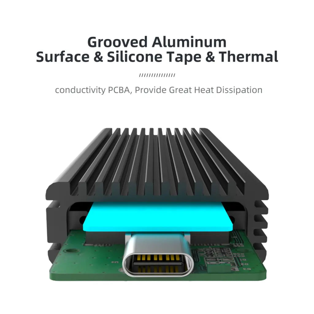 MAIWO K1687P2 USB 3.2 Gen2 Type-C 10Gbps M.2 NVMe SATA SSD Enclosure